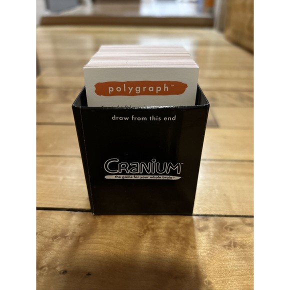 Cranium Original Board Game Replacement Part 200 Red Cards Data Head 1998 - Picture 4 of 9